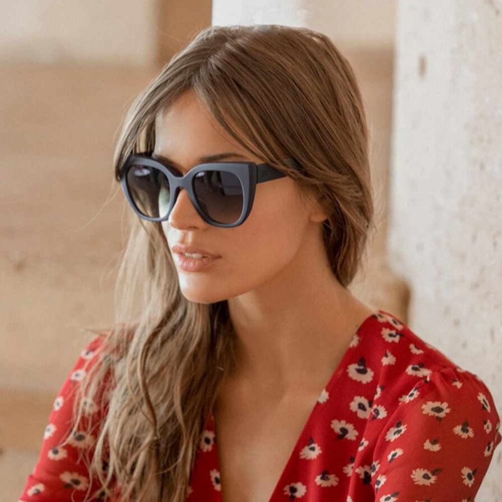 TOMS TRAVELER Sydney Matte Black Sunglasses
